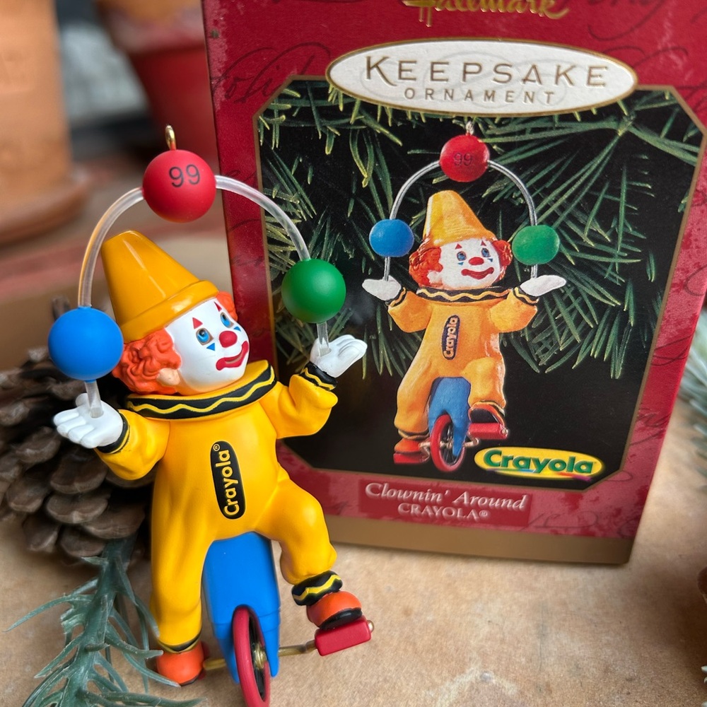 Hallmark Crayola Clowning Around  Keepsake Ornament New in Box